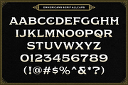 NS Emhericans + Extras, a Serif Font by Novisouldado (Thumbnail 7 of 14)