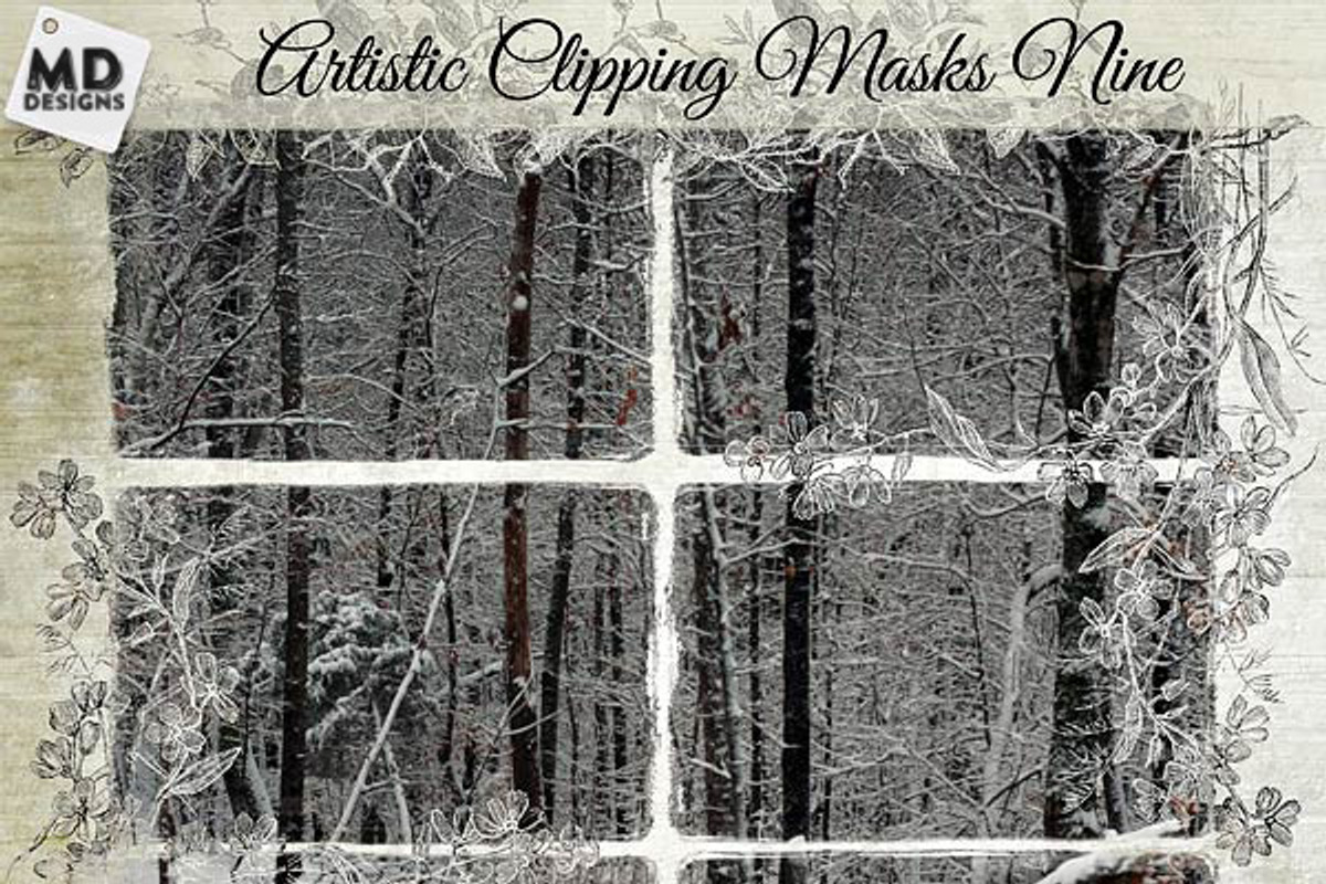 Artistic Clipping Masks Set 9