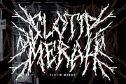 School Silence - Death Metal Font, a Blackletter Font by tebaltipislab (Thumbnail 2 of 12)
