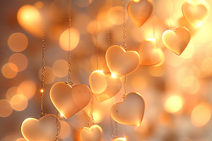 Elegant Bokeh Hearts