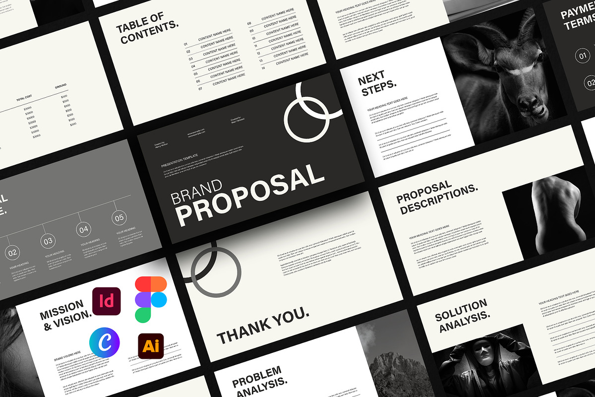 Brand Guidelines Bundle Template, a Presentation Template by Artisan Vibes (Photo 1 of 13)