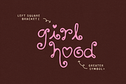 PINK CHAMPAGNE | CURLY SWIRLY FONT, a Handwritten Font by Maria Feliz Fonts (Thumbnail 7 of 10)