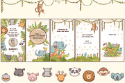 Jungle Theme Birthday Invitation-AF, a Social Media Template by Kaushal Jangid (Thumbnail 2 of 3)