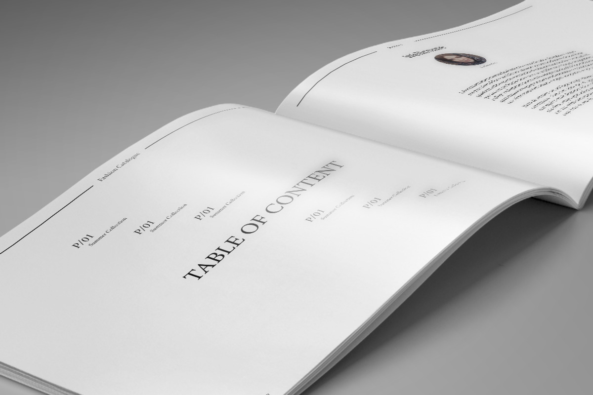 Fashion Catalogue, a Brochure Template by Teweka Template (Photo 5 of 11)