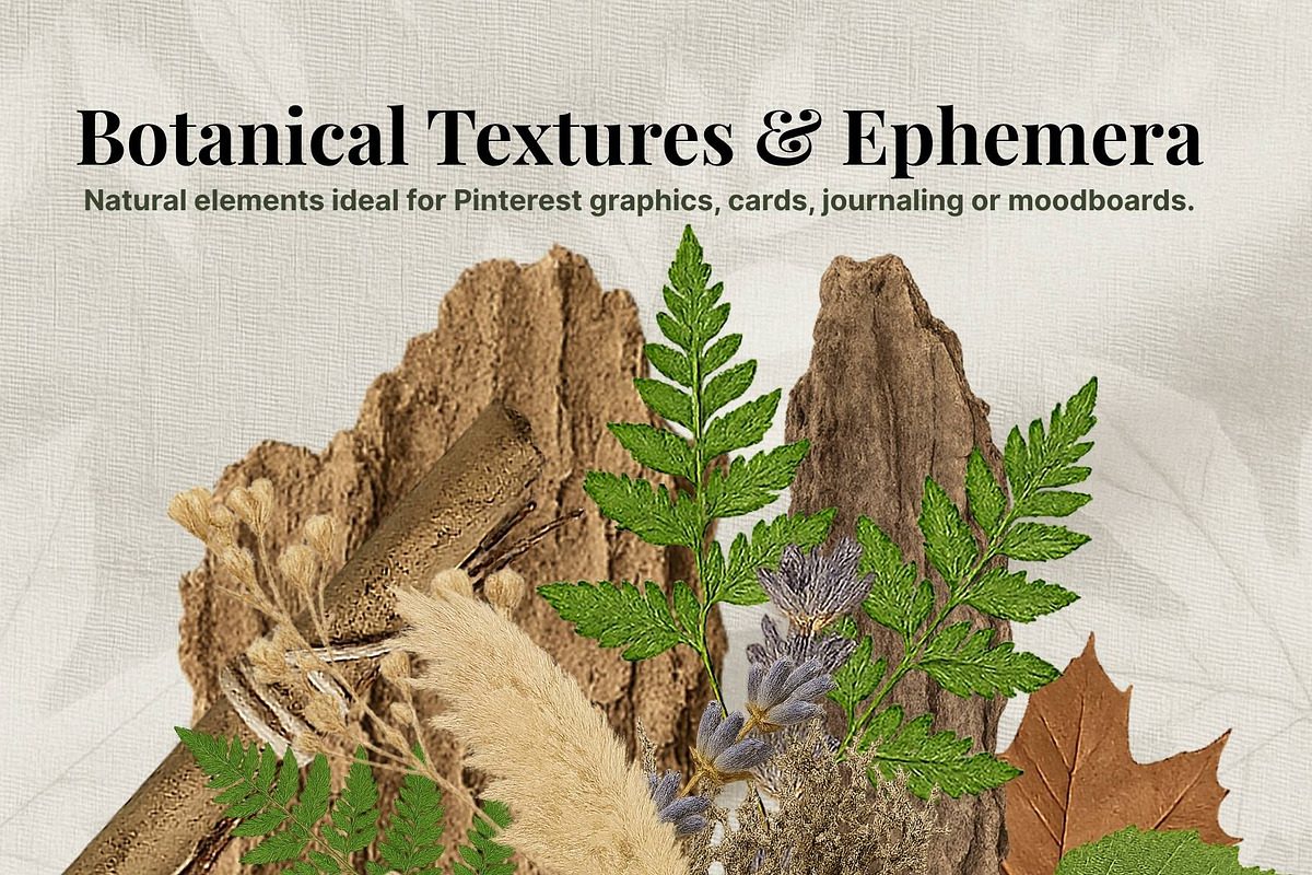 Forest Calm  Flatlays, Botanical PNG, an Object Graphic by Pachel (Photo 4 of 6)