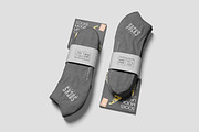 Socks Mockup For Branding, an Advertising Mockup by bimockup (Thumbnail 5 of 6)