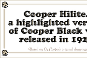Cooper Hilite Complete, a Font by Wordshape (Thumbnail 3 of 4)