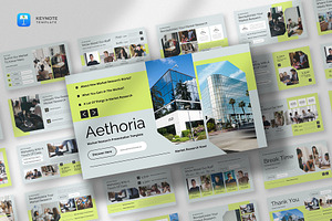 Market Research Keynote Template, a Presentation Template by fluffstudio