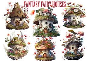 Fantasy Fairy House,Mushroom House