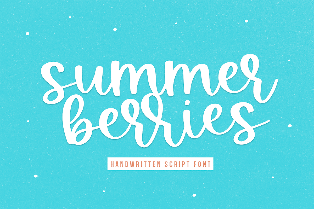 Summer Berries | Fun Script Font