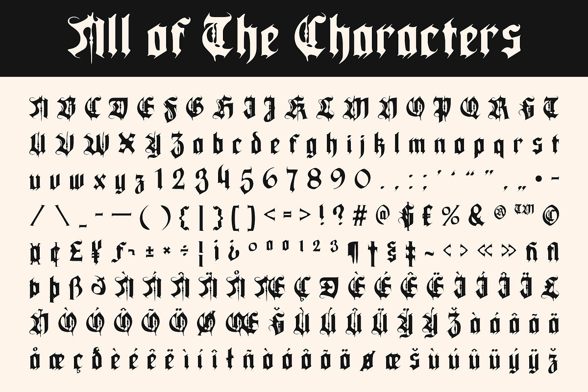 CS Aspen Drawn, a Blackletter Font by Craft Supply Co. (Photo 7 of 8)