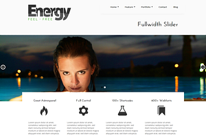 Energy - WordPress Business Theme