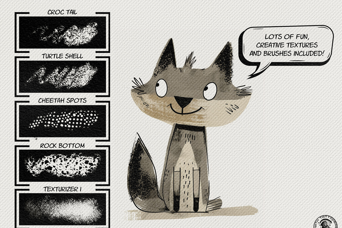 Oil pastel brush bundle, a Brush Add-On by Studio.Valhalla (Photo 5 of 9)