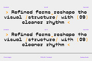 Podjog – Minimalist Monospace Font, a Sans Serif Font by Casloop Studio (Thumbnail 7 of 10)