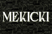 Mekicki, a Serif Font by Brendan Ciecko (Thumbnail 1 of 5)