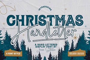 Christmas Handletter, a Handwritten Font by Ainun Jinan