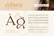 Allieno, a Serif Font by kerismaker (Thumbnail 7 of 12)
