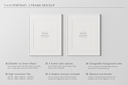 11x14 Portrait, 2 Frame Mockup, a Household Mockup by Lelu Art Design (Thumbnail 6 of 11)