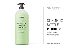 Pump bottle mockup