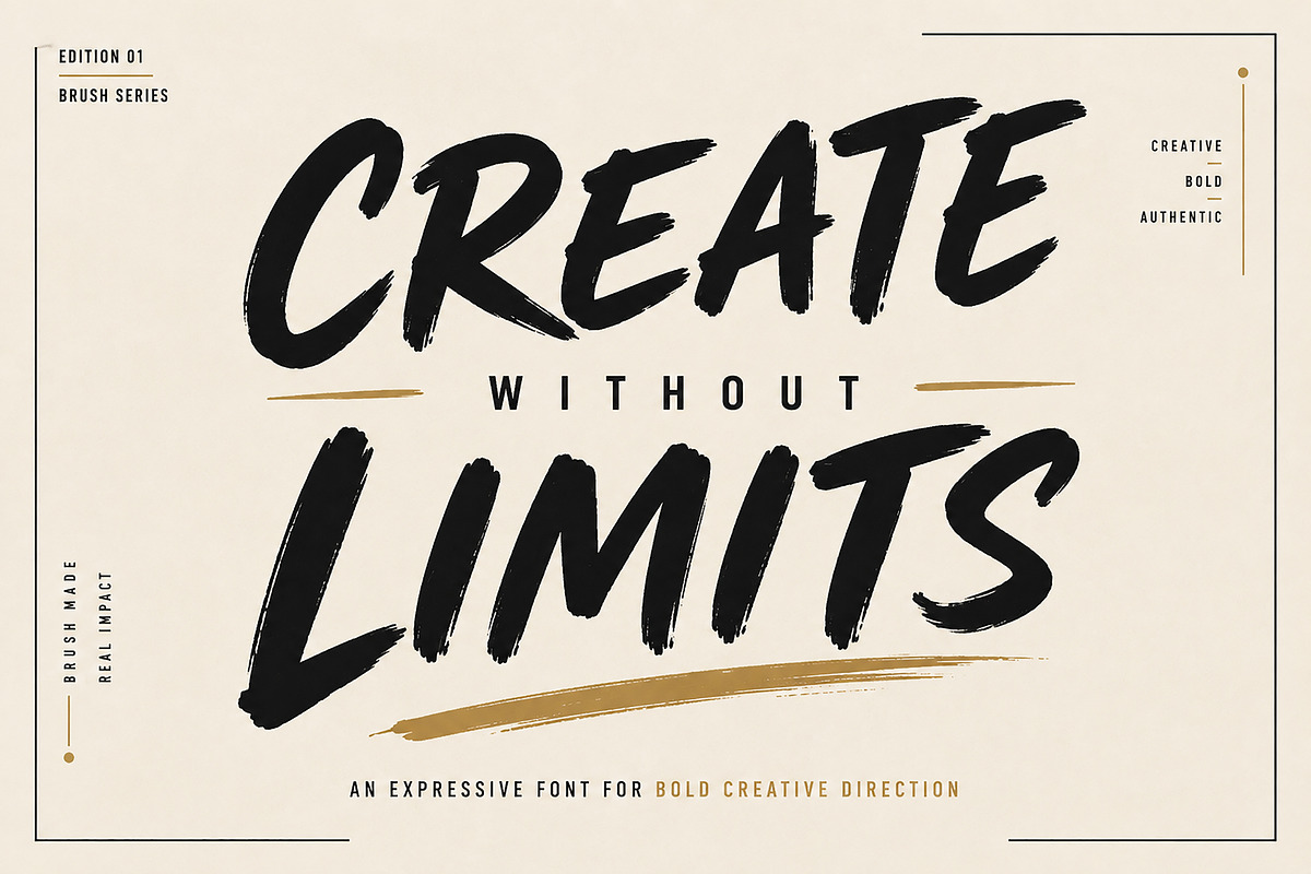 Slapstrike – Bold Brush Display Font, a Slab Serif Font by Wow Magic (Photo 2 of 4)