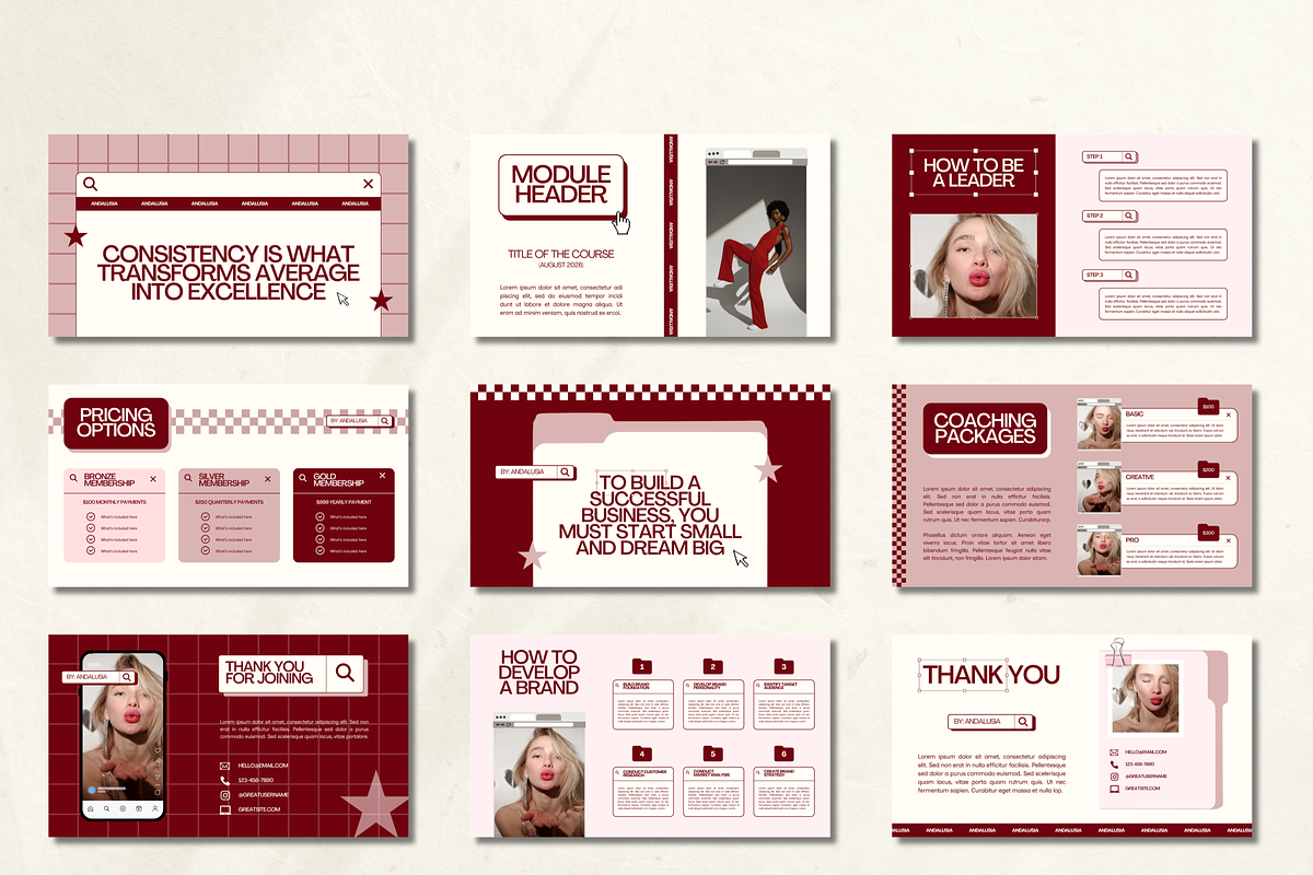 Slide Deck Masterclass Webinar, a Presentation Template by Branding Babe Co. (Photo 6 of 10)