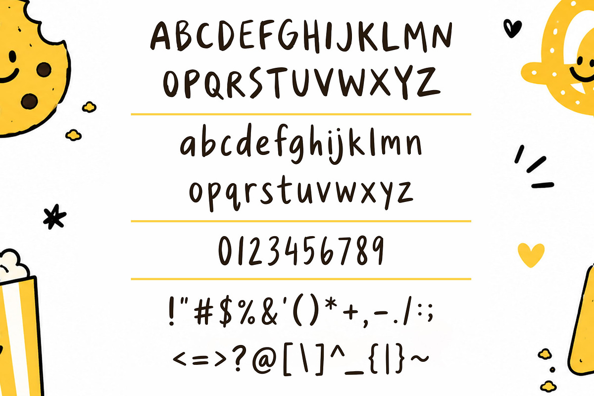 Sketchy Smile - Playful Font, a Handwritten Font by NTC Graphic (Photo 9 of 10)