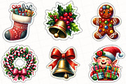 Christmas Sticker Sublimation, an Illustration by OK Design (Thumbnail 3 of 5)