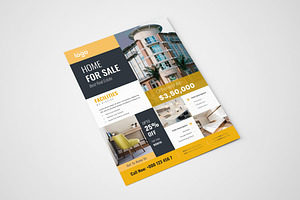 Home For Sale Flyer Design Template