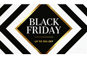 Black Friday card design, a Seasonal Illustration by Elen_Art (Thumbnail 1 of 3)