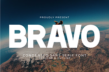 Bravo - Condensed Sans Serif Font