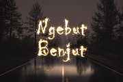 Sparkler Text Effect Action, an Action Add-On by yantodesign (Thumbnail 4 of 4)