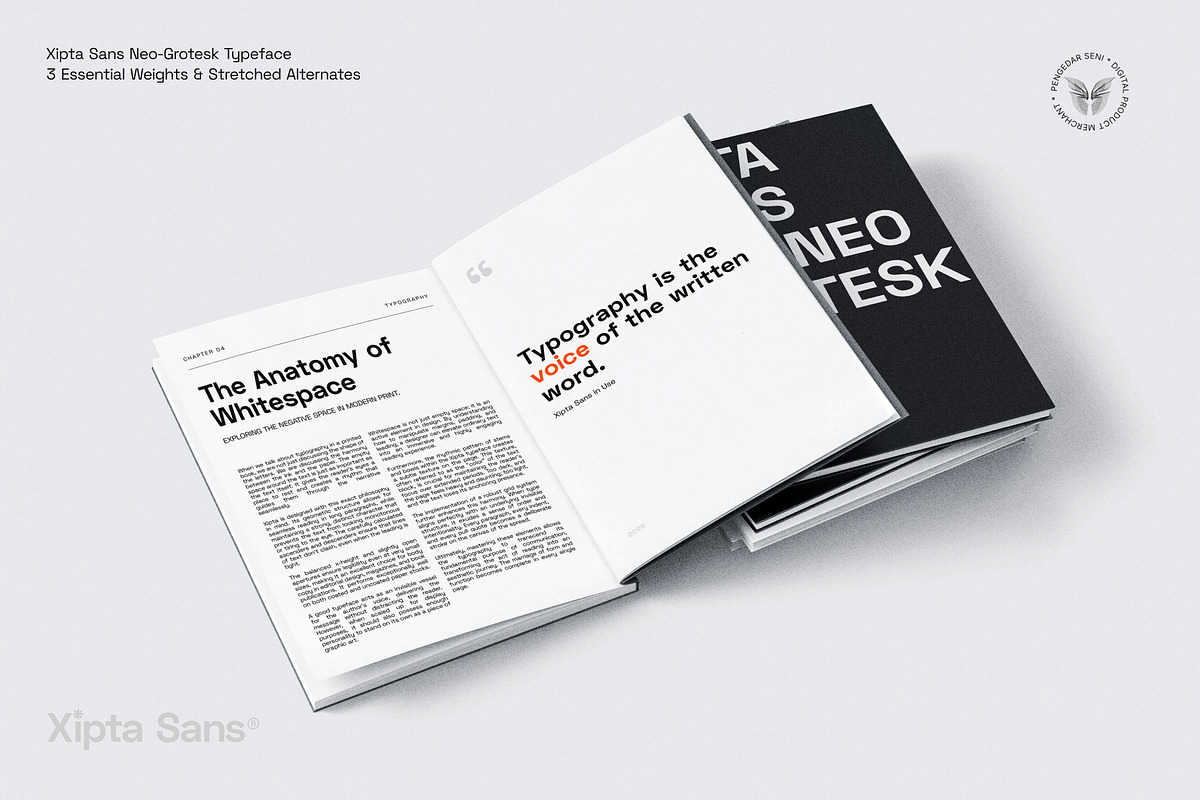 Xipta Sans – Neo Grotesk Typeface, a Sans Serif Font by Pengedar Seni (Photo 7 of 12)