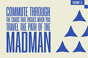 Highway 75 - Condensed Sans-Serif, a Sans Serif Font by Lateral Design (Thumbnail 13 of 16)
