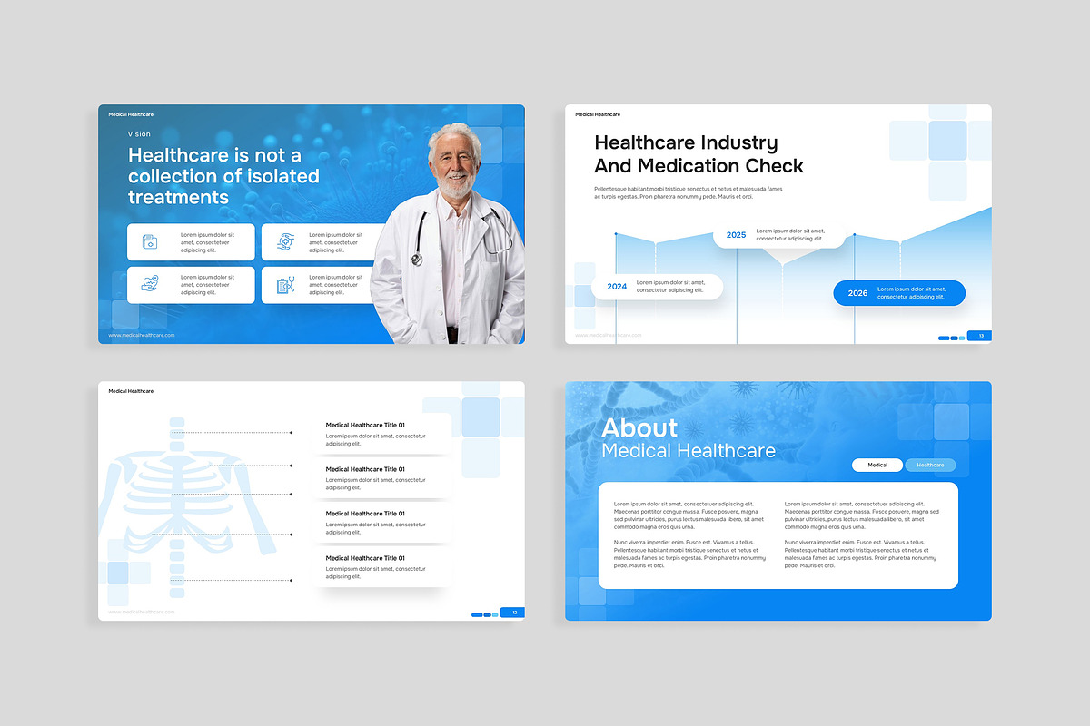 Medical Healthcare PPT Template, a Presentation Template by Premast (Photo 2 of 3)