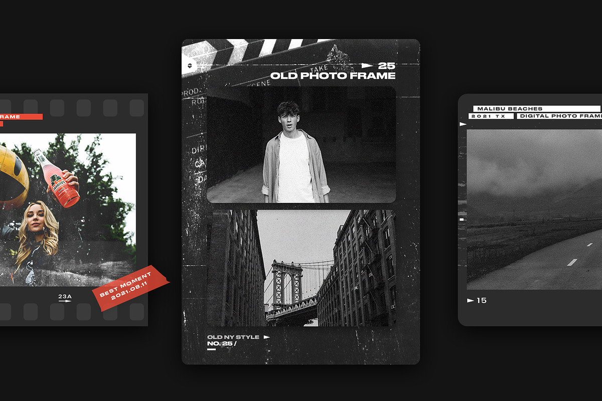 Kodak & FujiFilm Frames, a Texture Graphic by Pixflow (Photo 4 of 7)