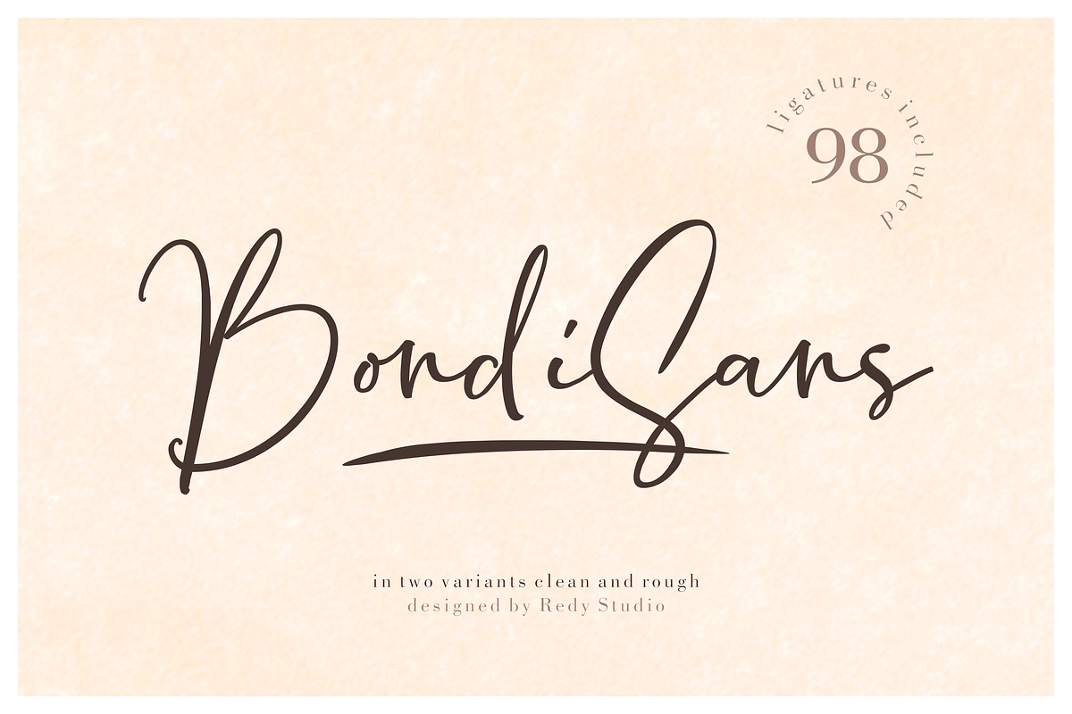 BondiSans – Modern Fonts, a Script Font by RedyStudio (Photo 14 of 14)