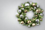 Big golden Christmas & New Year set, a Decorative Illustration by Vjom (Thumbnail 10 of 30)