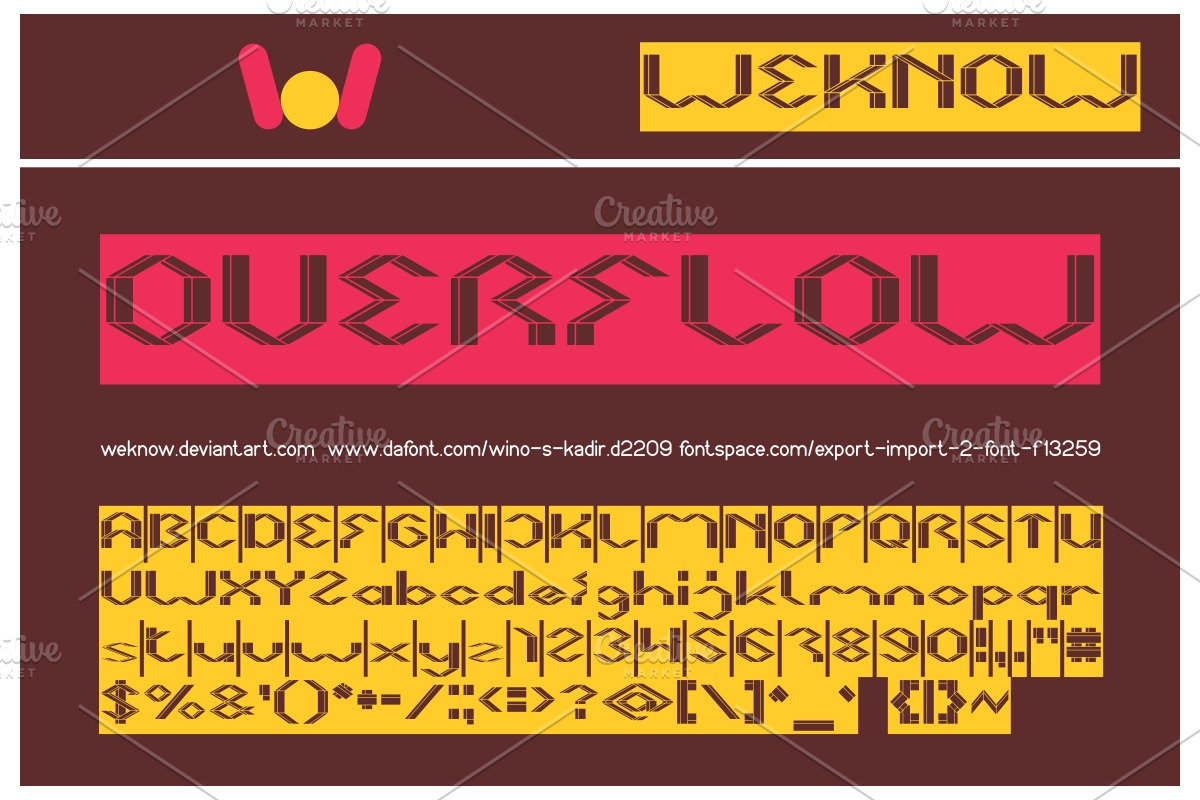card board font preview 5
