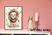 Cute Jungle Animals, a Decorative Illustration by Digital Art Creations (Thumbnail 4 of 6)