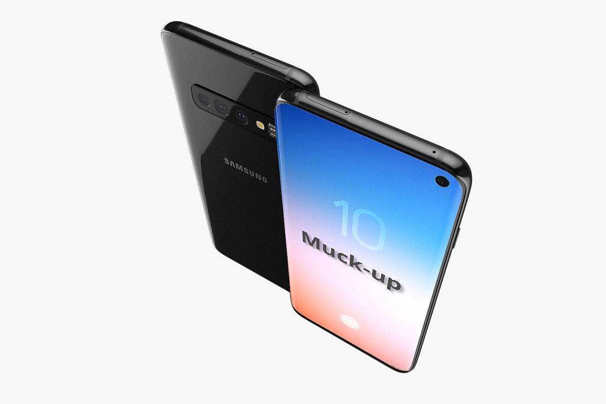 Samsung galaxy s10 Muck-up, an iPad Mockup by Proshanta Sarker (Photo 6 of 10)