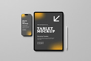 Tablet and Phone Mockup, a Wearable Device Mockup by GraphicWindow (Thumbnail 5 of 5)