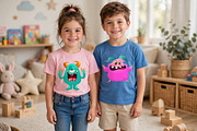 Spooky Crew - 6 Cute Monsters, a Decorative Illustration by D R A W K M A N (Thumbnail 4 of 8)