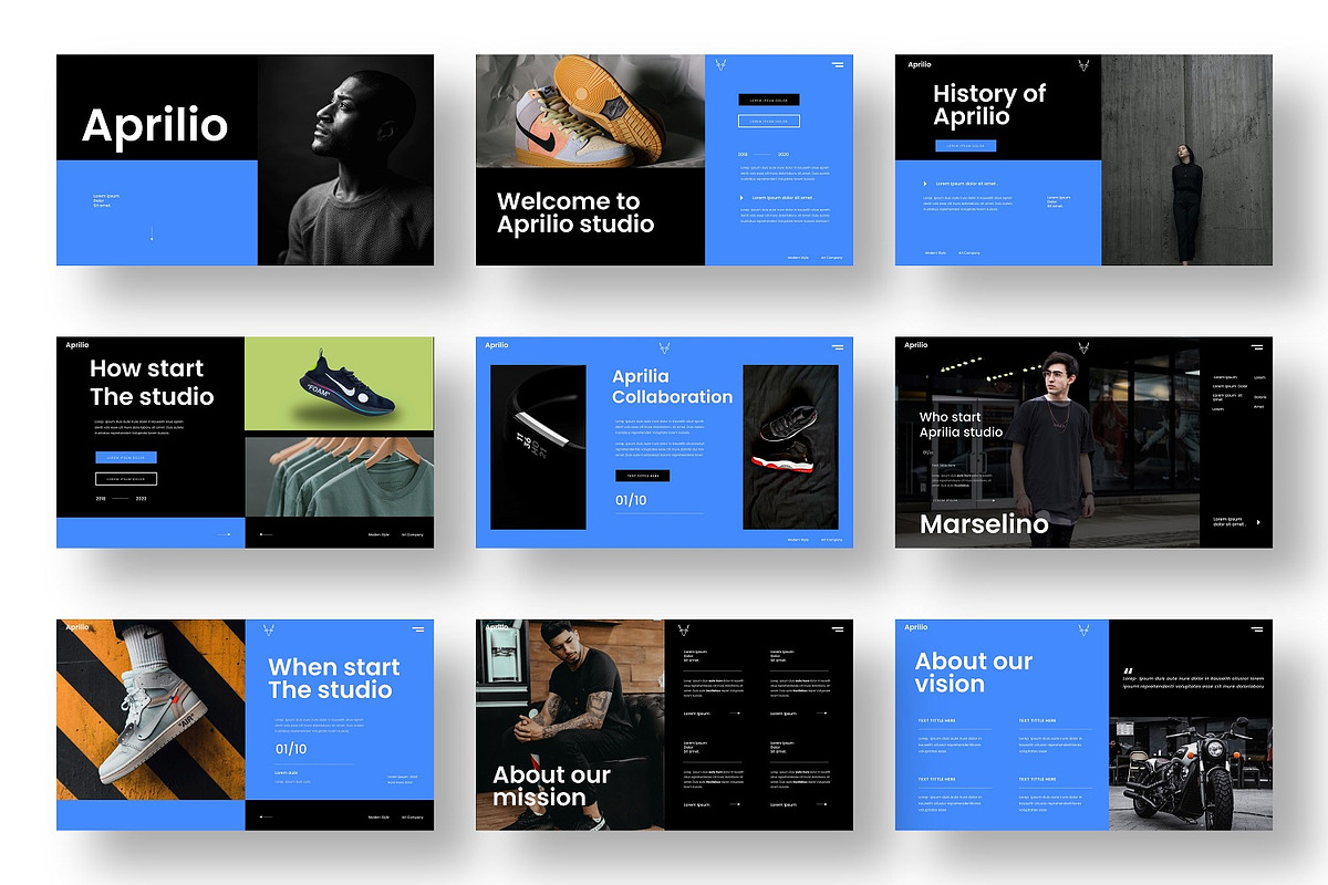 Aprilio - Business Google Slide, a Presentation Template by Dens Creative Studio (Photo 2 of 6)