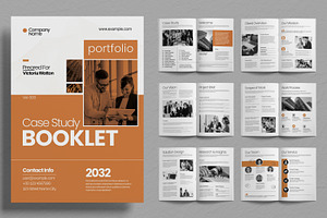 Corporate Case Study Booklet, a Brochure Template by ContestDesign