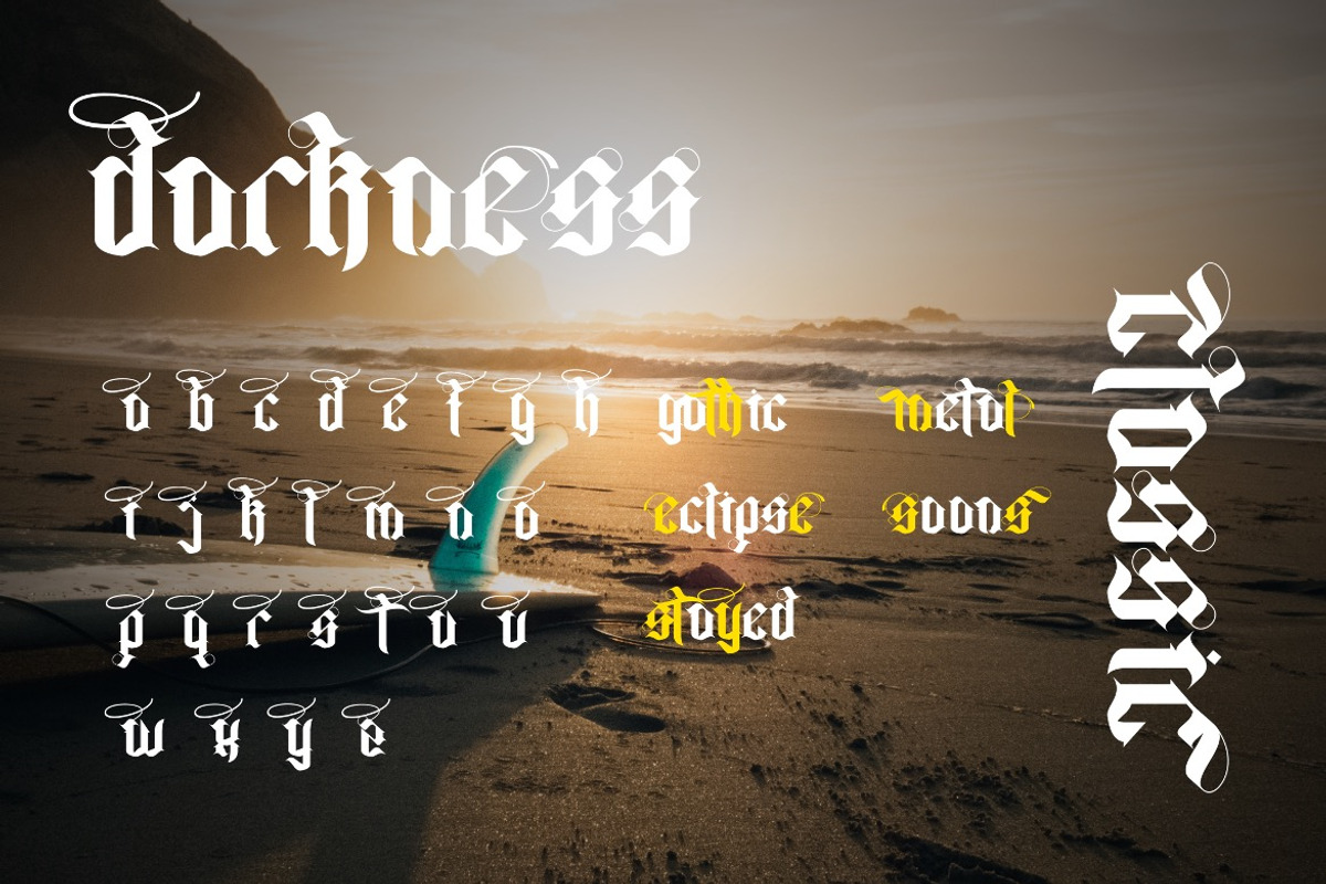 Despacio – Medieval Blackletter Font, a Blackletter Font by Dhabee (Photo 4 of 16)