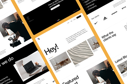 Minimal Portfolio Framer Template, a Landing Page Template by Aperios Design