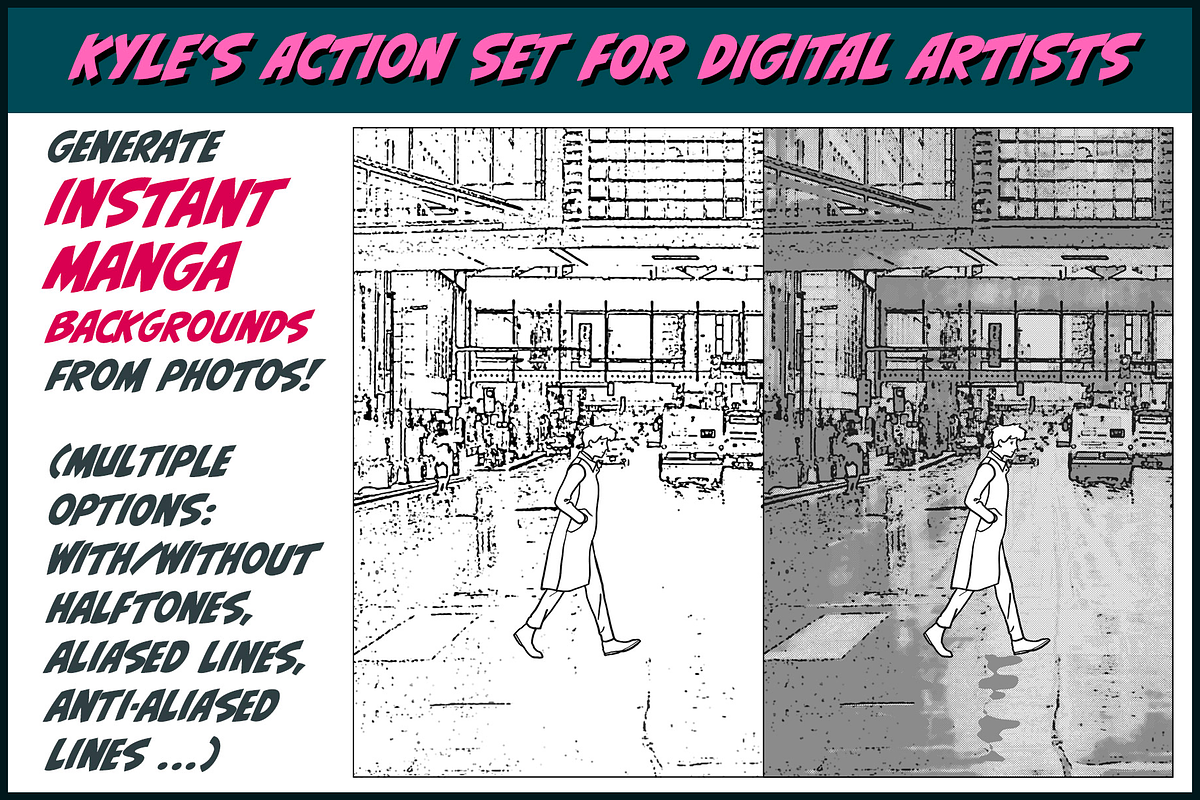 Kyle's Actions for Photoshop Artists, an Action Add-On by Kyle's Digital Art Tools (Photo 8 of 10)