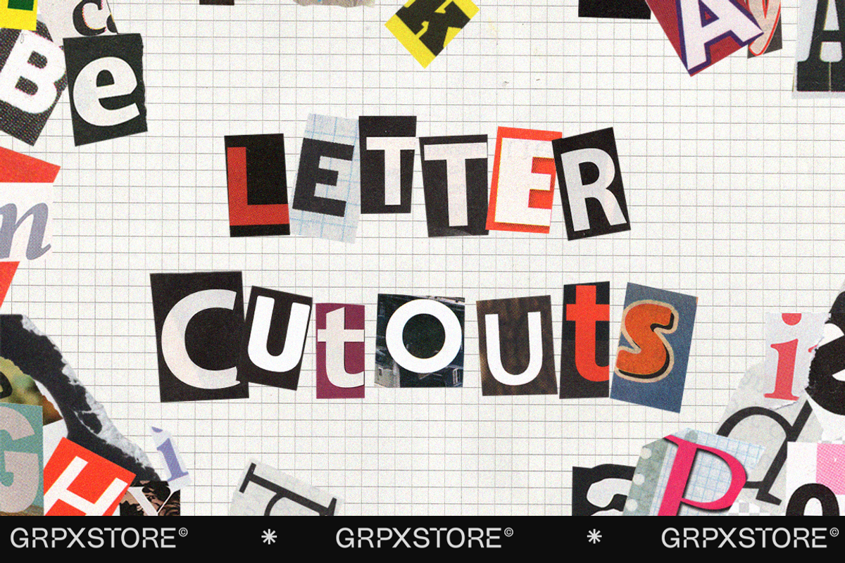 1200+ Letter Cutouts Multi-Language, an Object Graphic by GRPXSTORE (Photo 1 of 9)