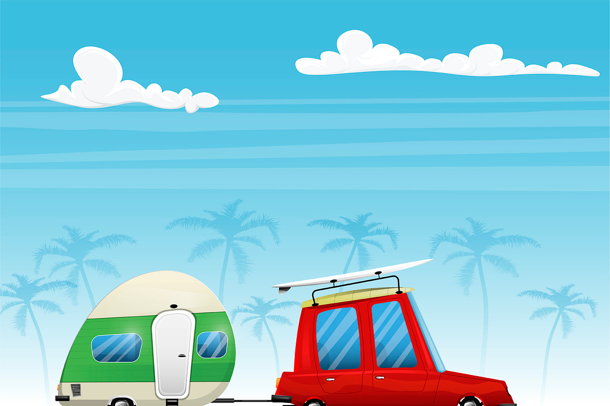 Travel camp, an Illustration by mihail.ridkous (Photo 3 of 3)