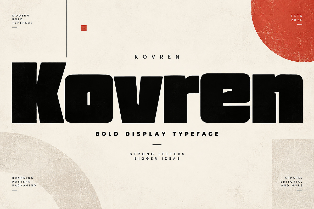 Kovren, a Slab Serif Font by Wow Magic (Photo 1 of 5)